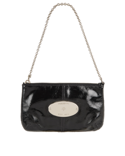 Charlie Pochette With Chain, Patent, Black, 687183, 3*